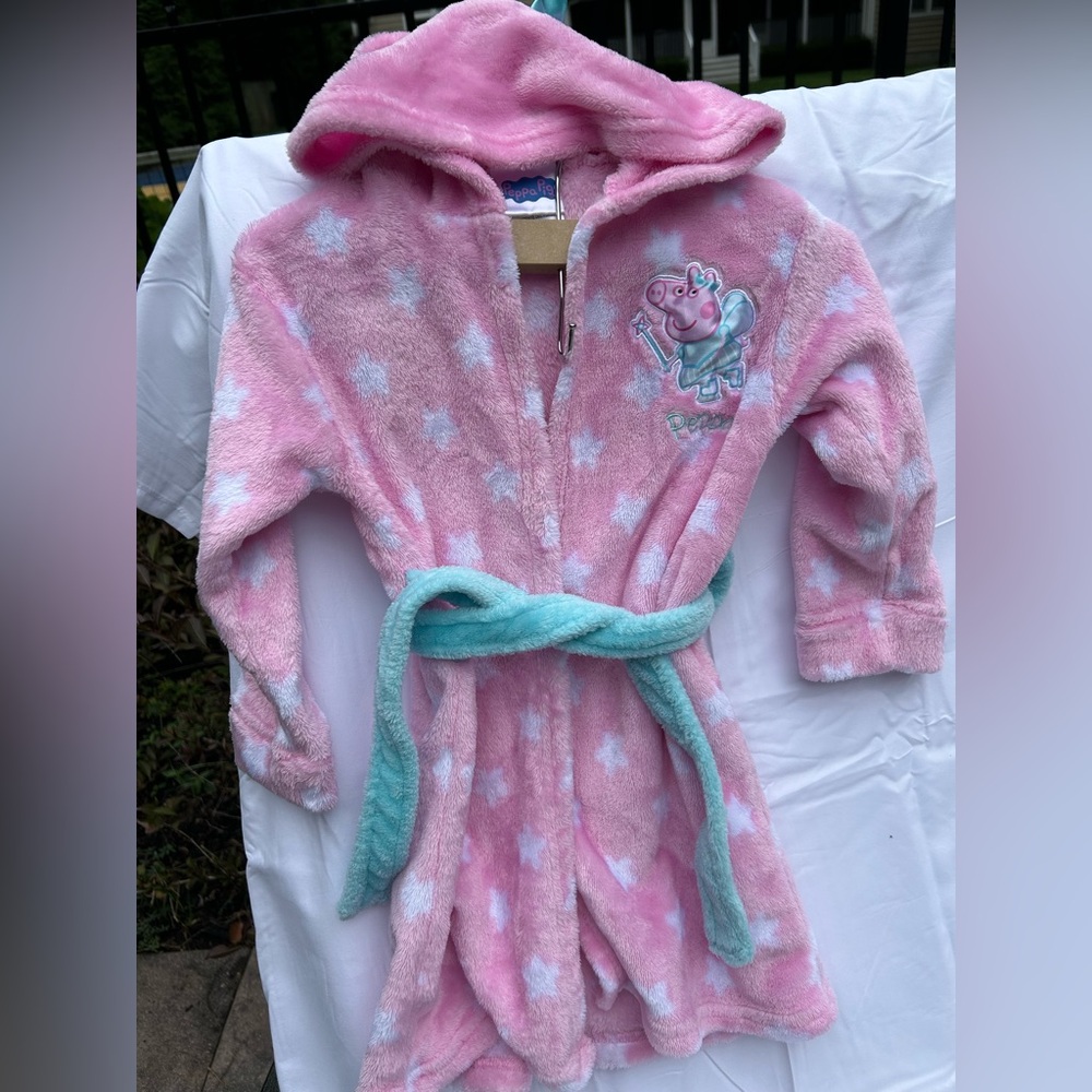 Peppa Pig Pink and Blue Kids Robe